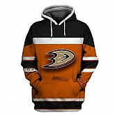 Ducks Orange All Stitched Hooded Sweatshirt,baseball caps,new era cap wholesale,wholesale hats